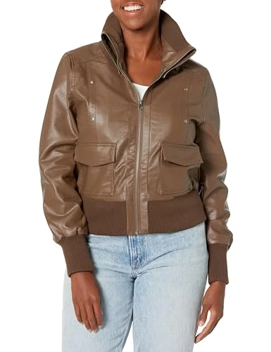 Apparel Women's Caprice Jacket Coat, Dark Brown, XL