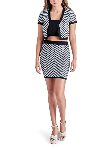Apparel Women's Leah Cardigan, Black Multi, XS