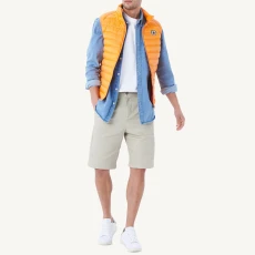 Apricot Tom Packable Gilet - Orange