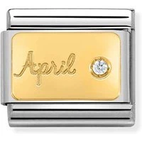 April Diamond Birthstone Charm