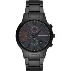 AR11275 Chronograph Quartz Mens Watch - Black