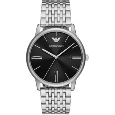 AR11600 Minimalist Three-Hand Date Menâ Watch ilver
