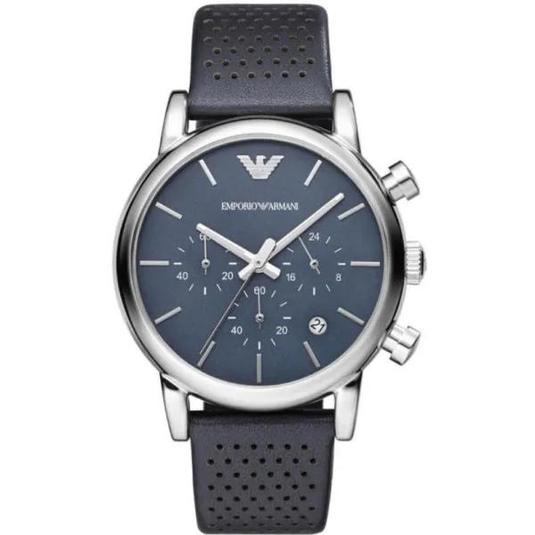 AR1736 Blue Chronograph Mens Watch - Grey