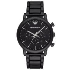 AR1895 Luigi Black Chronograph Mens Watch