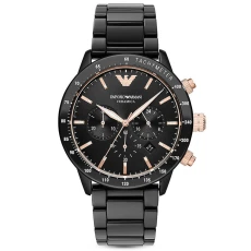 AR70002 Mario Ceramic Mens Watch - Black