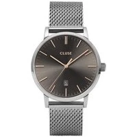 Aravis Silver Mesh Mens Watch