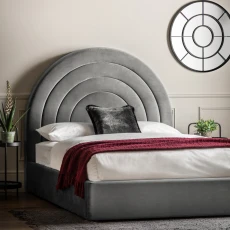 Arch Bedstead Elephant - Grey