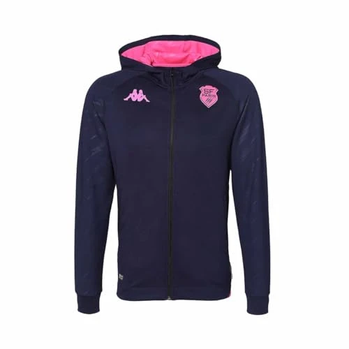 - Arghozip 6 Stade Français Paris 22/23 Jacket for Men, Navy Blue, Pink, S