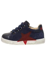 ARLON Zip-Leather Sneakers-Navy Blue Blue 20