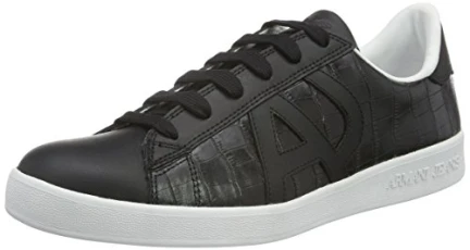 Armani Jeans Men's 935565CC502 Sneakers, Black Nero 00020, 12.5 UK Armani Jeans Men's 935565CC502 Sneakers, Black Nero 00020, 12.5 UK