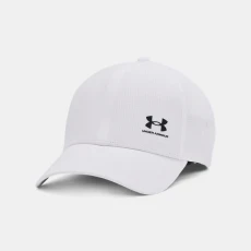 ArmourVent Mens Adjustable Cap White / Castlerock OSFM