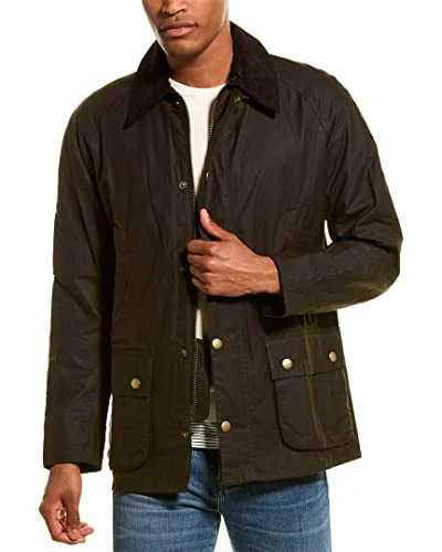 Ashby Contemporary Wax Jacket OLIVE XXLARGE