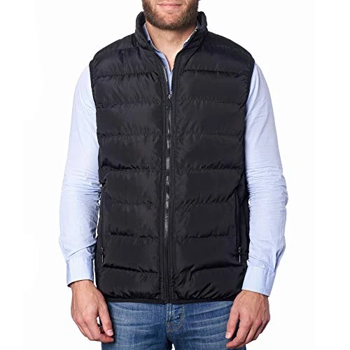 Asher Mens Lightweight Down Alternative Vest BLK XL