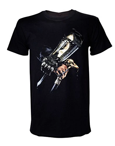 ASSASSIN'S CREED SYNDICATE Men's Hidden Blade Short Sleeve T-Shirt, Black, Large