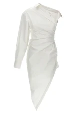 Asymmetrical shirt dress White Size