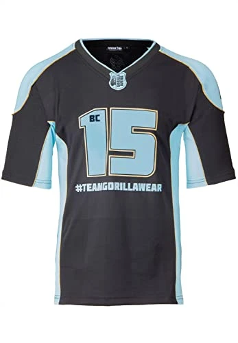 Athlete T-shirt 2.0 - Brandon Curry - Black/light Blue - XXL