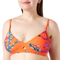 Attina I Ocean Print Bikini Top 22SWMK17 Orange Attina I Ocean Print Bikini Top 22SWMK17 Orange