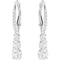 Attract Trilogy White Drop Earrings