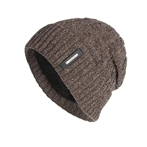 Aviator Hats for Men Women Men Boys Unisex Knitted Hats Safety Head Hats Warm Outdoor Fashion Hat Boys 49, khaki, One Size