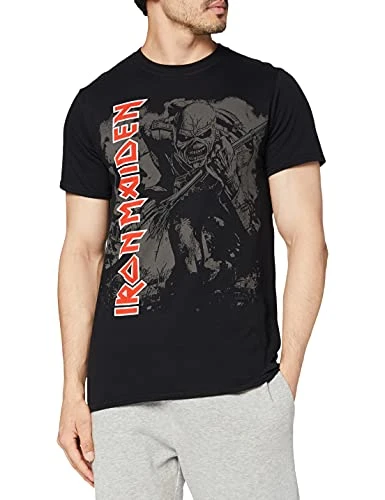 AWDIP mens Hi Contrast Trooper T-Shirt, Black, XXL