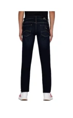A|X Men's 5 Pocket Slim Denim Dark Rinse, Indigo Denim/Indigo, 30
