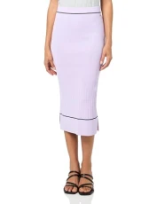A|X Women's Knitted Midi Skirt, Violet Sky, L A|X Women's Knitted Midi Skirt, Violet Sky, L