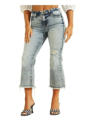 Ayla Kick Flare Jeans, Monarch Blue, 29 Regular