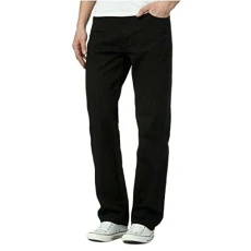 Aztec Mens Heavy Duty Jeans Regular Fit 100% Cotton 5 Pocket Jean with Zip Fly Color Black, Stone Wash Blue & Bleech Wash Waist 30''-40 '' Straight Leg Jeans