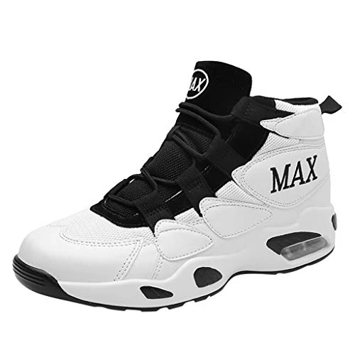 B-commerce Lightweight Breathable Comfortable Wear Resistant Basketball Shoes for Men Outdoor Sports Shoes Autumn Winter Casual Shoes Size: 7.5 UK