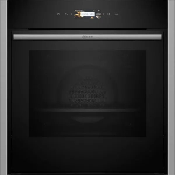 B54CR71N0B N 70 Slide & Hide Pyrolytic Single Oven Black