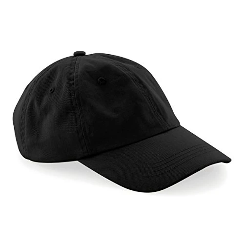 B653 Low Profile 6 Panel Dad Cap - Black