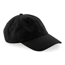 B653 Low Profile 6 Panel Dad Cap - Black B653 Low Profile 6 Panel Dad Cap - Black