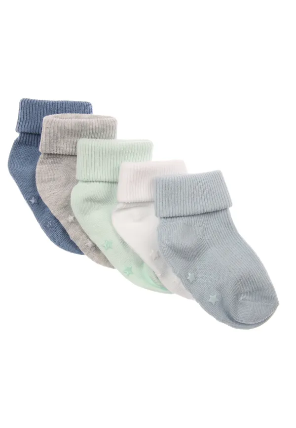 Baby Boy 5pk Blue Multipack Socks