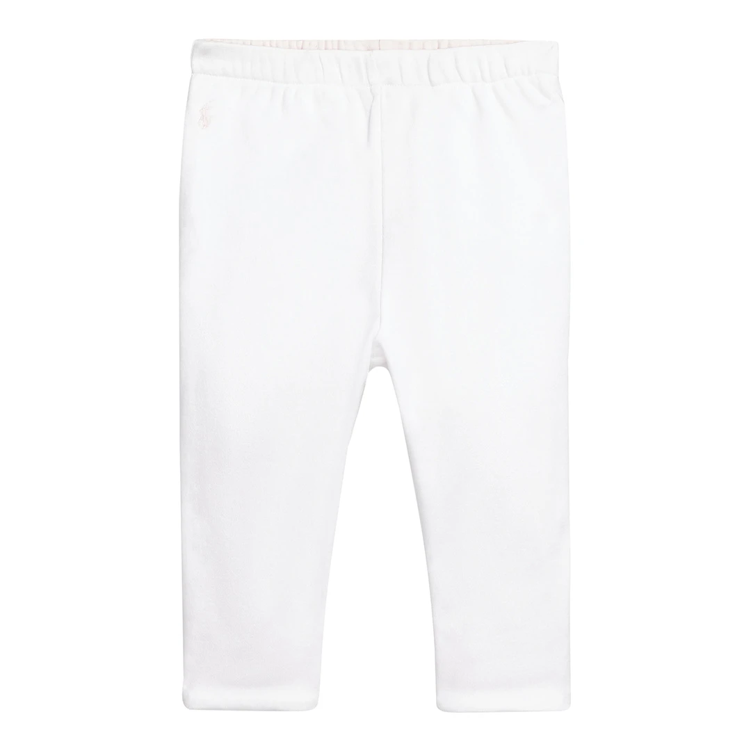 Baby Girl&prime; Pale Pink Reversible Cotton Leggings