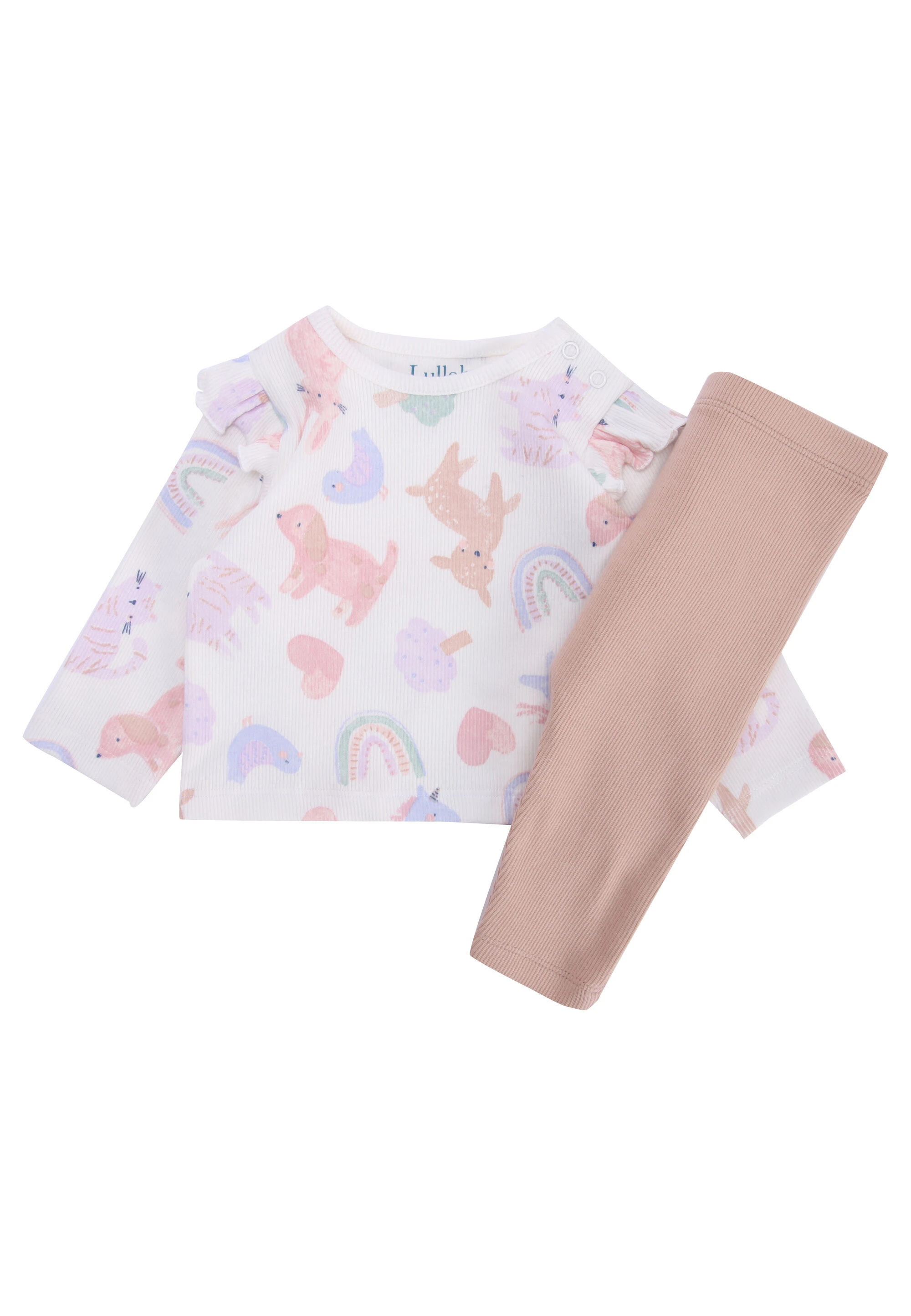 Baby Girls Animal Top & Leggings Set