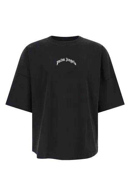 Back Curved Logo T-shirt - White/Black