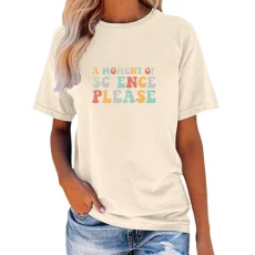 Back to Shool T-Shirts Women Short Sleeve Plus Size Sweatshirts Letter Graphic Print Tops Casual Loose Workout Shirts Round Neck Blouse(B,XXL) Back to Shool T-Shirts Women Short Sleeve Plus Size Sweatshirts Letter Graphic Print Tops Casual Loose Workout Shirts Round Neck Blouse(B,XXL)