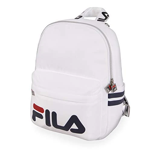 Backpack, Black, White, 12", Backpack