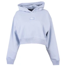 Badge Wide Sleeve Cropped Hoody Badge Wide Sleeve Cropped Hoody