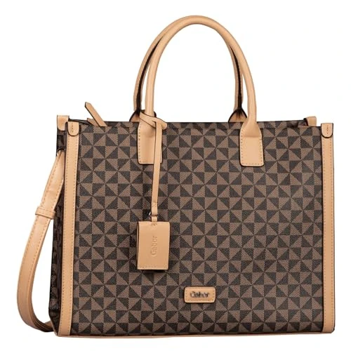 Bags Barina Women's Shoulder Bag Handbag Small Black, Mixed brown., 36x15x27,5, 003967
