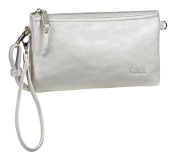 bags Emmy Women's Evening Bag Clutch Small, silver, 22,5x4,5x13,5, 001642