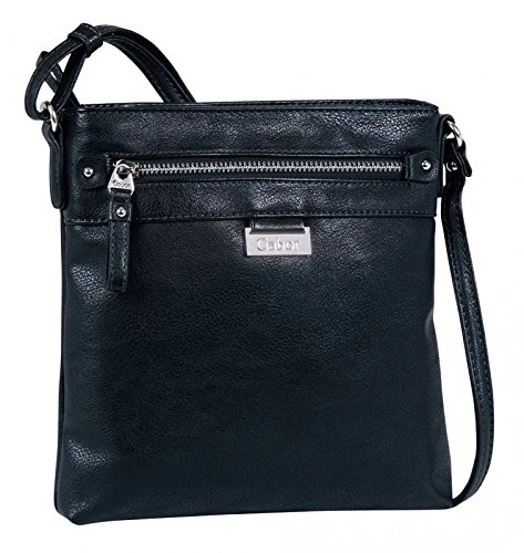 Bags Ina Women's Shoulder Bag Crossbody Bag Small Black, black, 23x3x22, 001867
