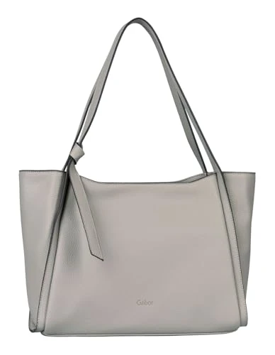 Bags Laci Women's Shopper Shoulder Bag Zip Large Grey, gray, L, Modern