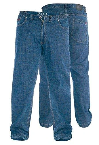 Bailey Elasticated Waist Stretch Jeans - 44 Waist 34 Leg Blue