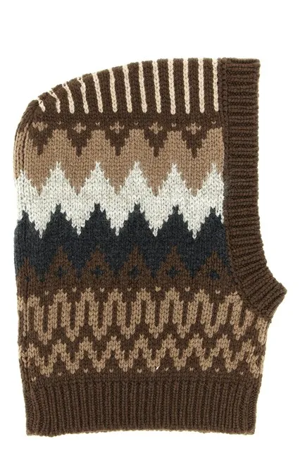 Balaclava cashmere - Brown