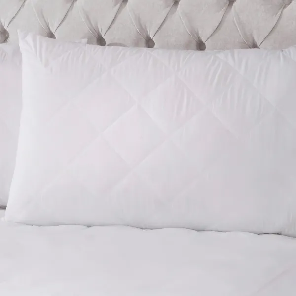 Bamboo Pillow Protector - White