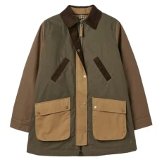 Banbury Quilted Showerproof Dry Wax Jacket (Brown/Khaki) 10 BROWN/KHAKI Banbury Quilted Showerproof Dry Wax Jacket (Brown/Khaki) 10 BROWN/KHAKI