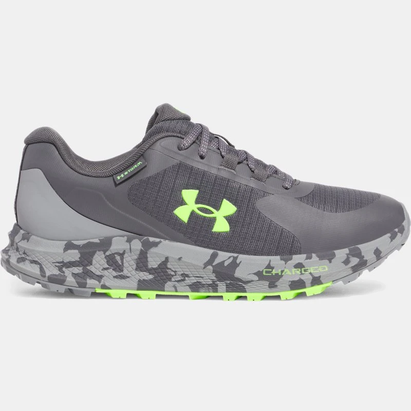 Bandit Trail Mens Running Shoes Castlerock / Steel / Hyper Green Gray