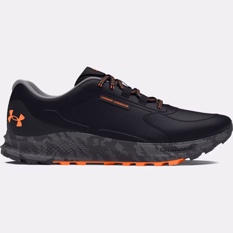 Bandit Trail Mens Running Shoes Black / Black / Orange Blast