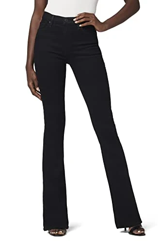 Barbara High-Waisted Bootcut in Black - Black - 28W x 34L